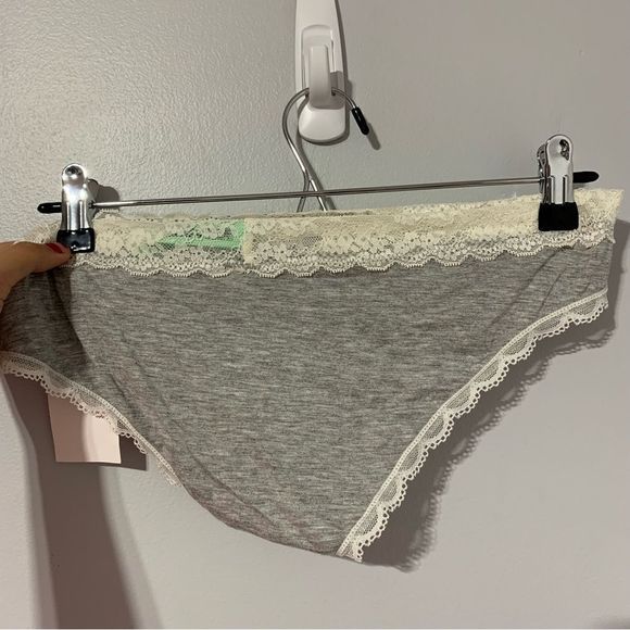NEW honeydew intimates grey white laces pantie size M - Picture 2 of 6